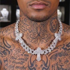 Cuban Cross Link Necklace 20inch